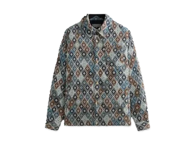 Kith Kilim Mosaic Brixton Puffed Shirt Jacket "Muslin"