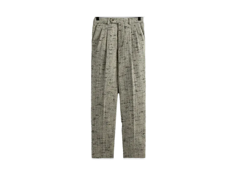 Kith &Kin Tweed Kylan Pleated Trouser "Fin"