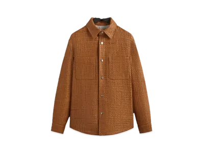 Kith &Kin Woven Leather Apollo II Shirt "Tool"