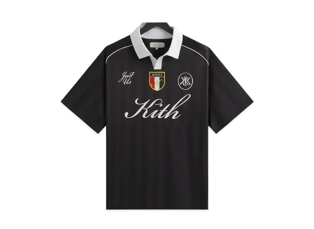 Kith Shadow Stripe Marcel Soccer Top "Black"