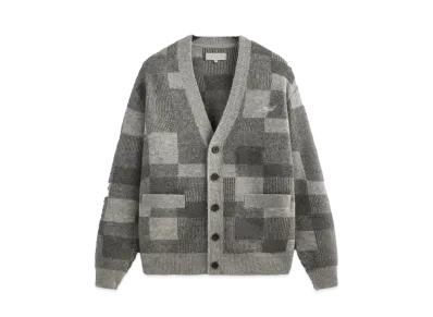 Kith Jean Check Cardigan "Tin"