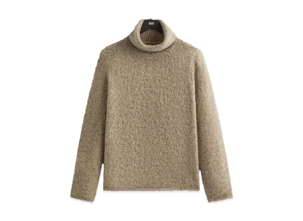 Kith &Kin Speckled Boucle Walker Turtleneck "Wren"