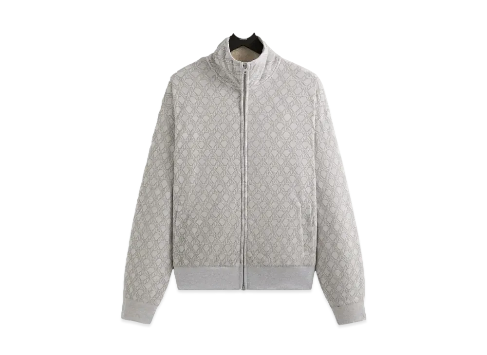 Kith Bonded Fleece Wyona Full Zip "Light Heather Grey"