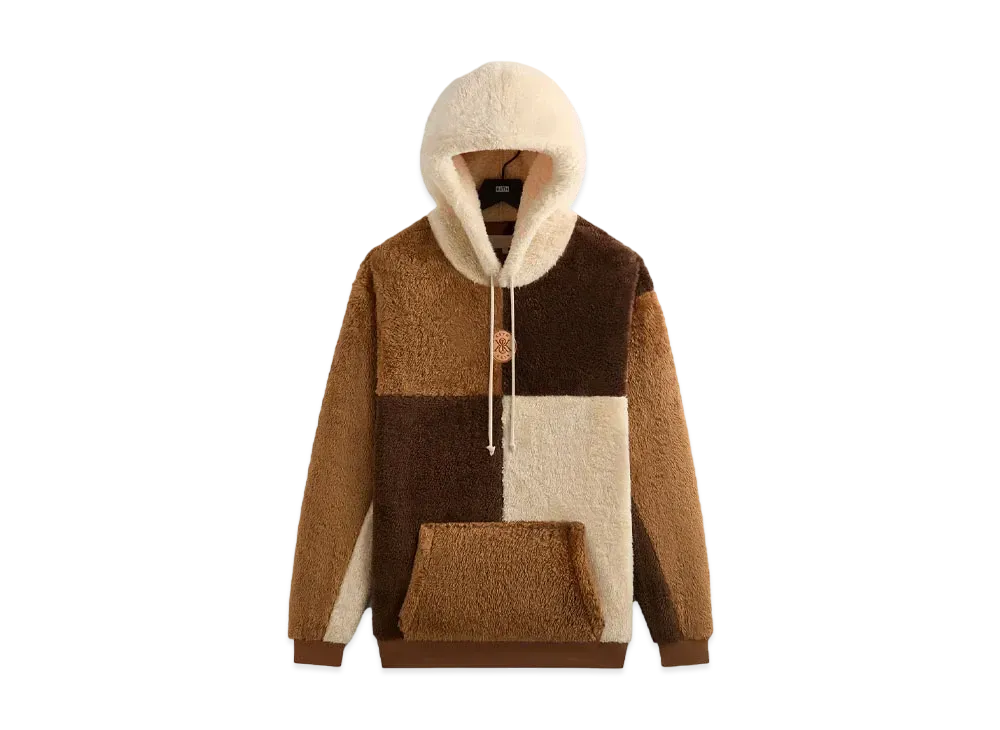 Kith Color-Blocked Plush Hoodie "Curb"