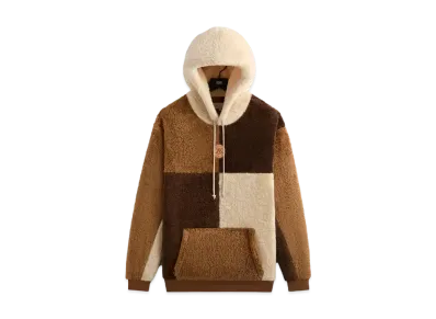Kith Color-Blocked Plush Hoodie "Curb"
