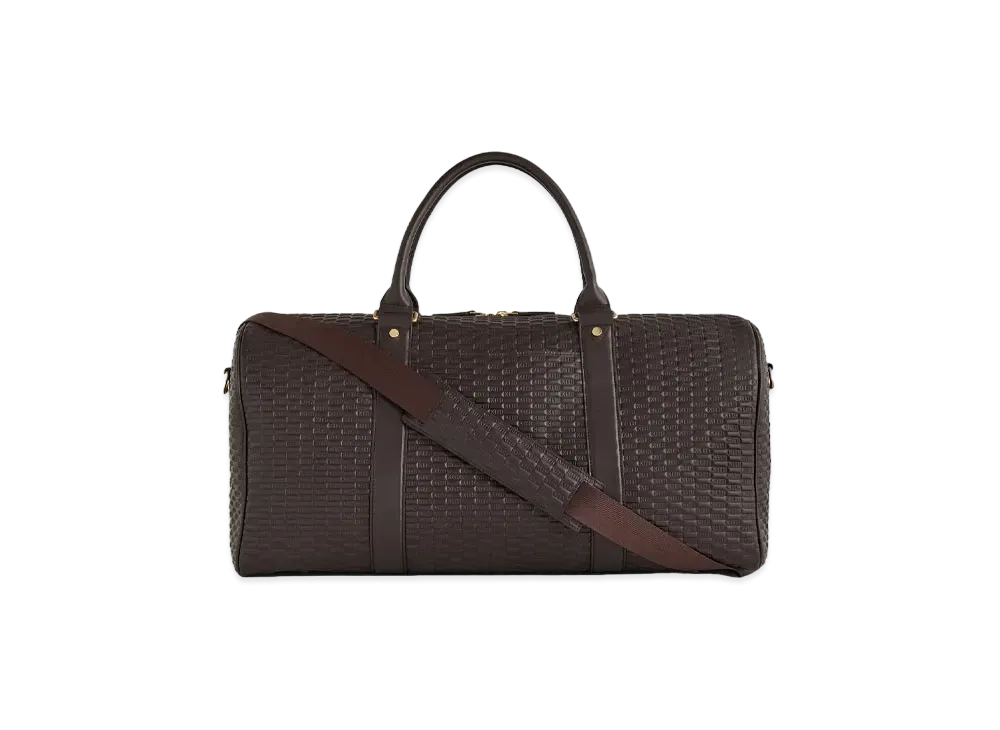 Kith Monogram Leather Duffle Bag "Incognito"