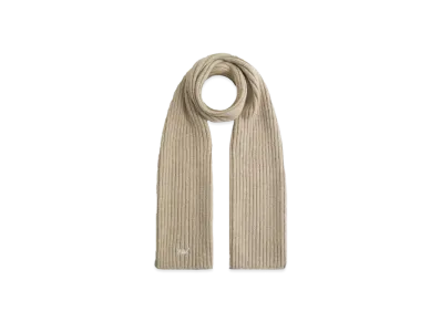 Kith Chunky Rib Knit Scarf "Sediment"