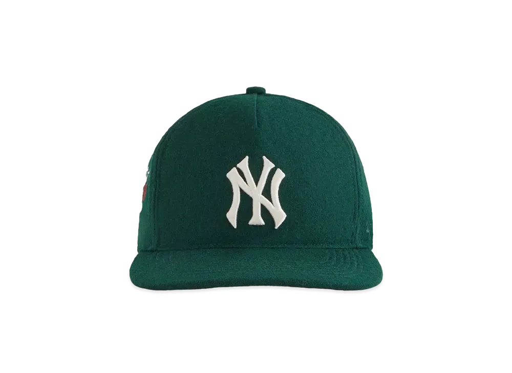 Kith x '47 For The New York Yankees Wool Rose Hitch Snapback "Stadium"