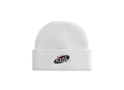 Kith Chunky Cotton Mia Beanie "Light Heather Grey"