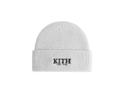 Kith Serif Mia Beanie "Light Heather Grey"