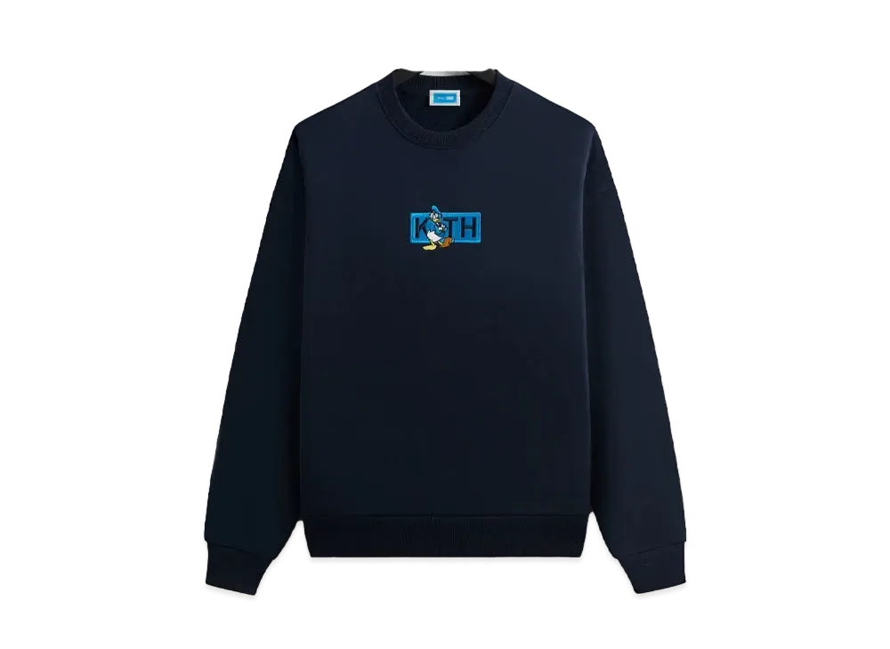Kith x Disney For Donald Duck Vintage Nelson Crewneck "Nocturnal"