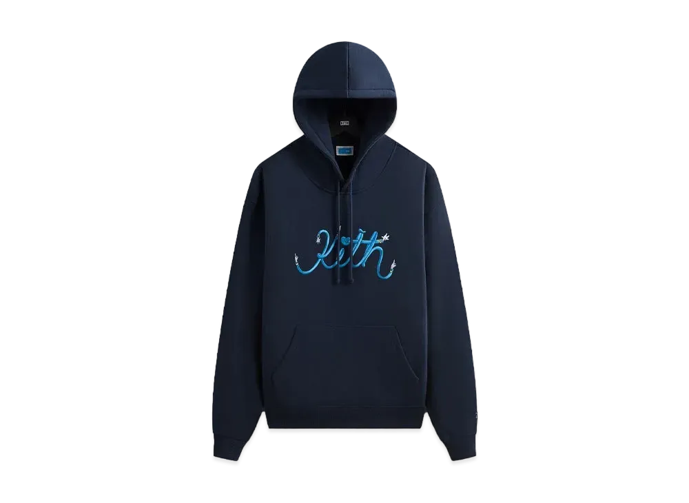 Kith x Disney For Donald Duck Duck Arms Vintage Nelson Hoodie "Nocturnal"