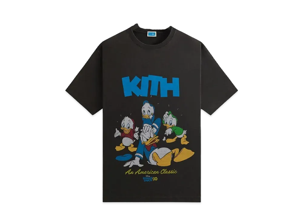 Kith x Disney For Donald Duck Classic Vintage Tee "Black"
