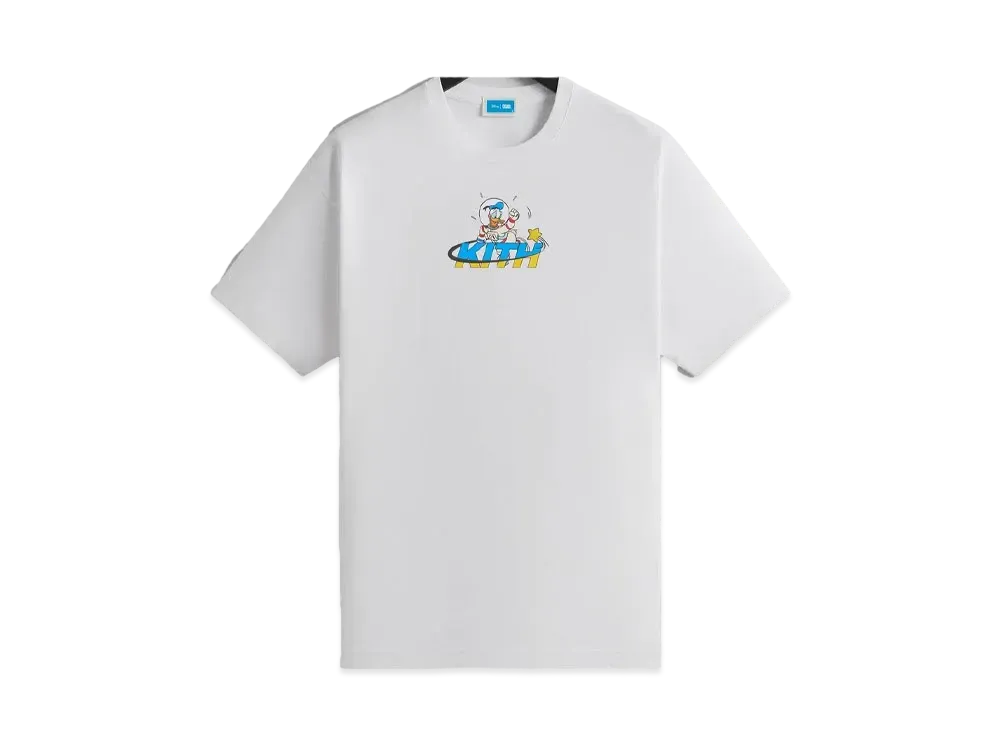 Kith x Disney For Donald Duck Astronaut Vintage Tee "White"