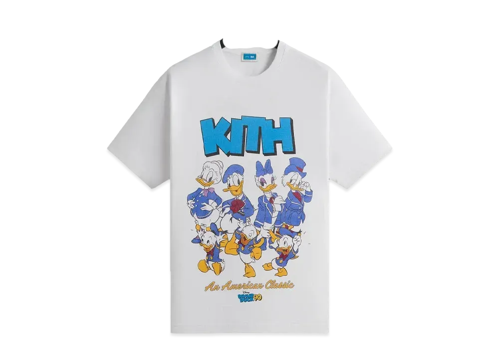 Kith x Disney For Donald Duck Family Vintage Tee 