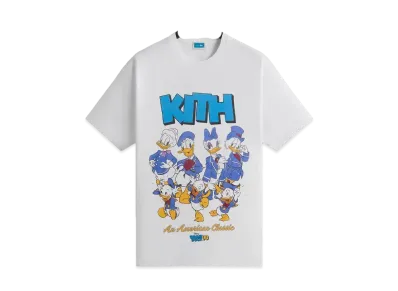 Kith x Disney For Donald Duck Family Vintage Tee "White"
