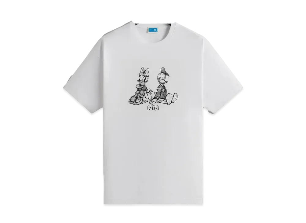 Kith x Disney For Donald Duck Sketch Vintage Tee "White"