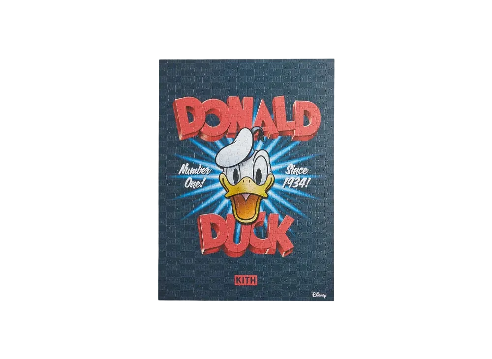 Kith x Disney For Donald Duck Classic 500 Piece Puzzle "Multi"