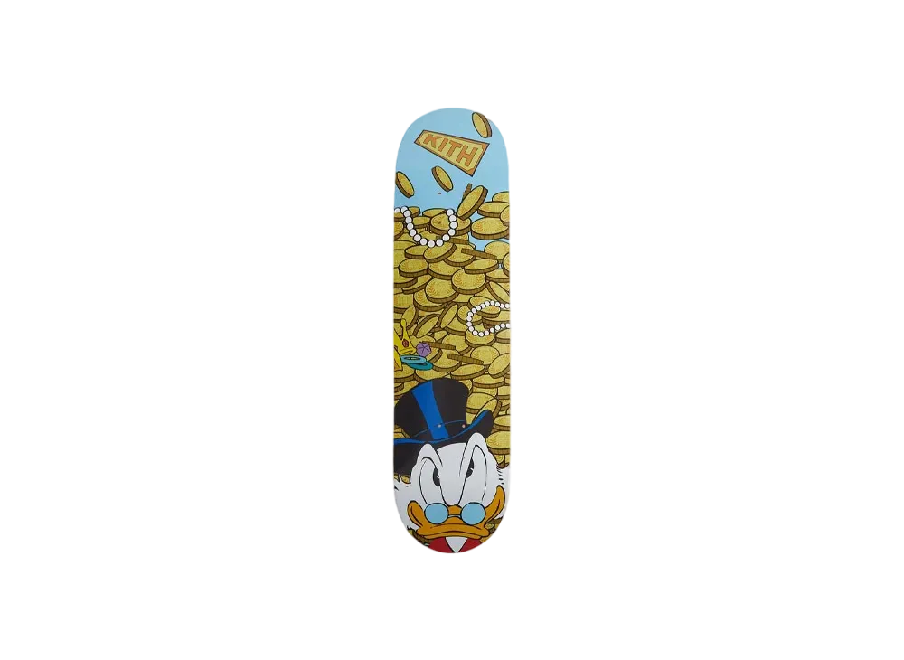 Kith x Disney For Donald Duck Scrooge Skatedeck "Multi"
