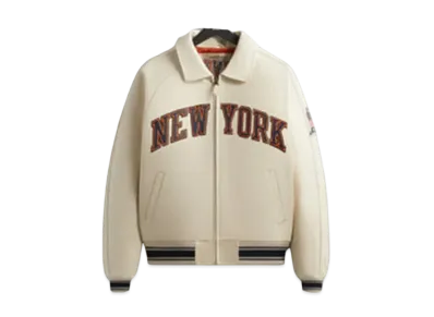 Kith x AVIREX for New York Knicks Icon Jacket "Sandrift"