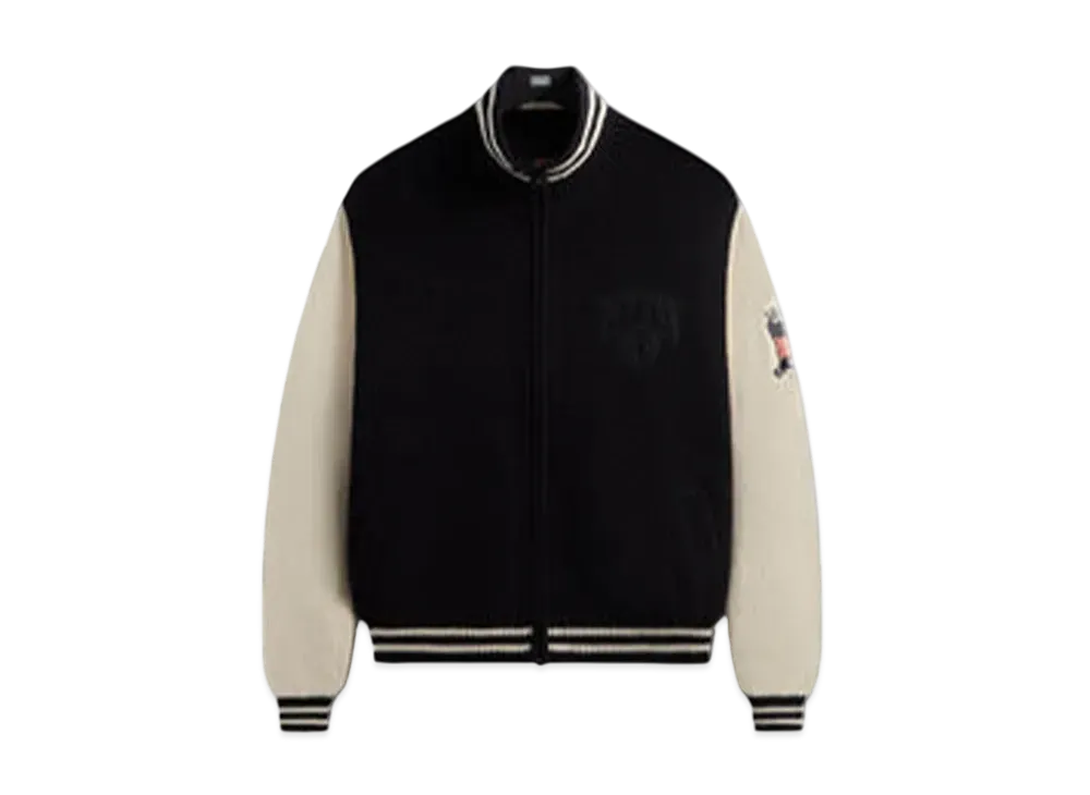 Kith x AVIREX for New York Knicks Wyona Full Zip Sweater "Black"