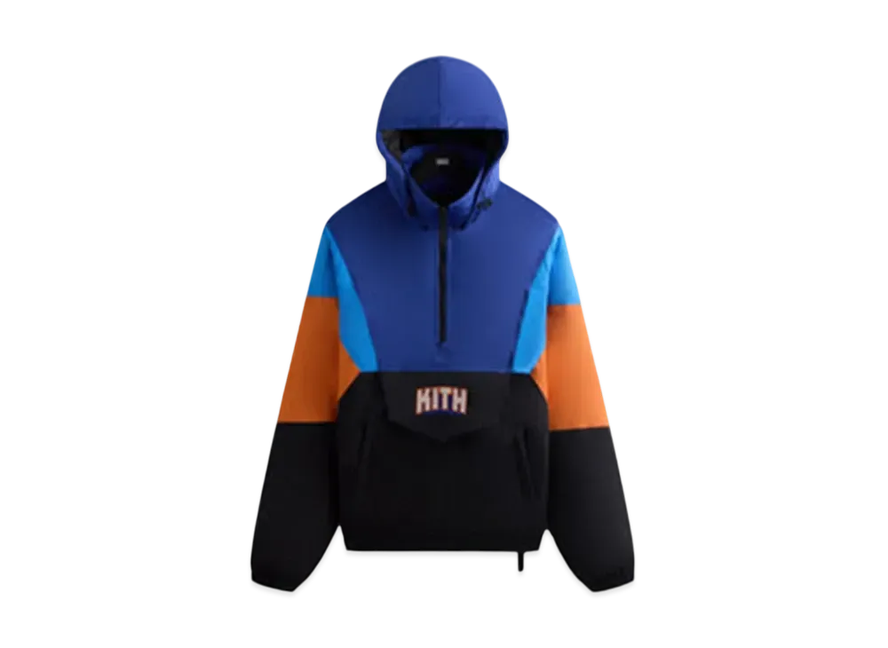 Kith x New York Knicks Wings Quarter Zip Anorak "Black"