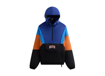 Kith x New York Knicks Wings Quarter Zip Anorak "Black"