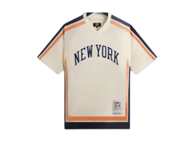 Kith x New York Knicks Mesh Leon Top "Sandrift"