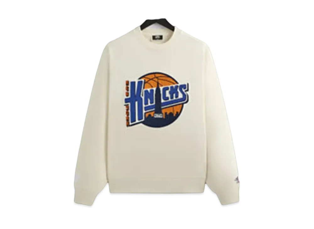 Kith x New York Knicks City Vintage Nelson Crewneck "Sandrift"