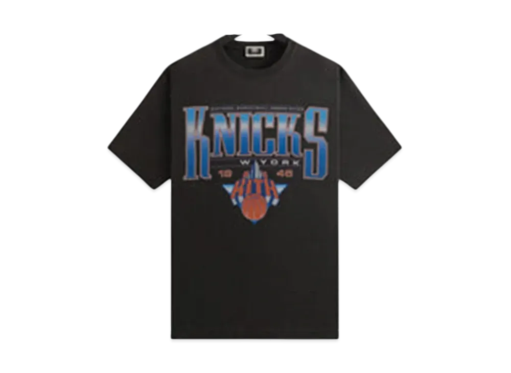 Kith x New York Knicks Luster Vintage Tee "Black"
