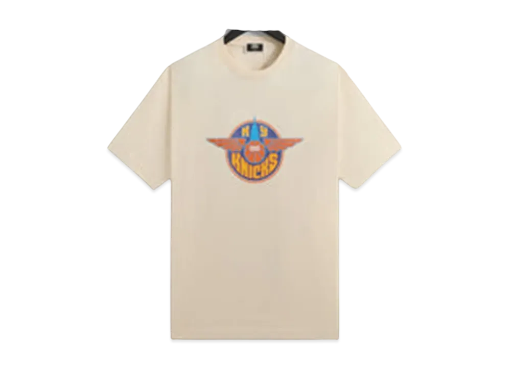 Kith x New York Knicks Wingman Vintage Tee "Sandrift"
