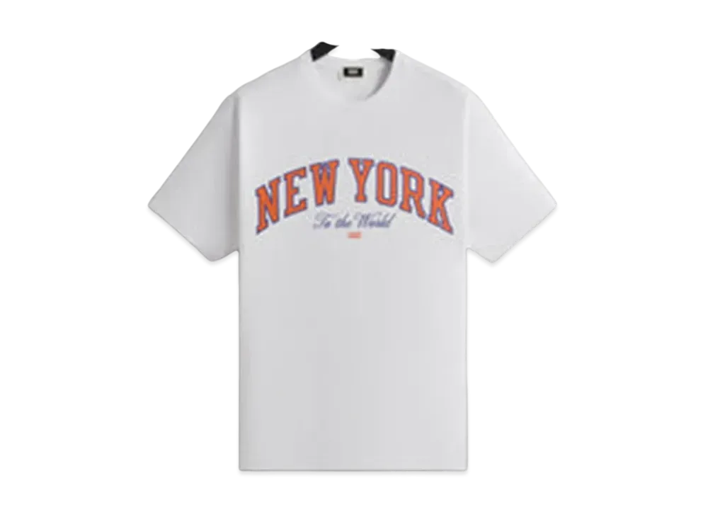 Kith x New York Knicks New York to World Vintage Tee "White"