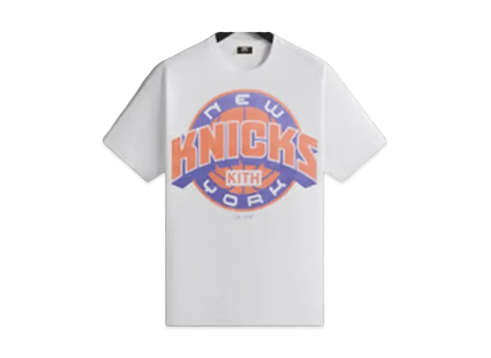 Kith x New York Knicks Showtime Vintage Tee "White"