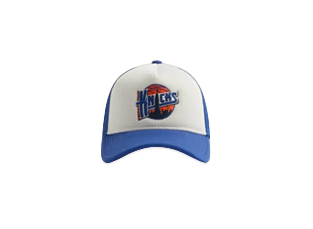 Kith x New Era x New York Knicks 9FORTY A Frame Trucker Hat "Royal"