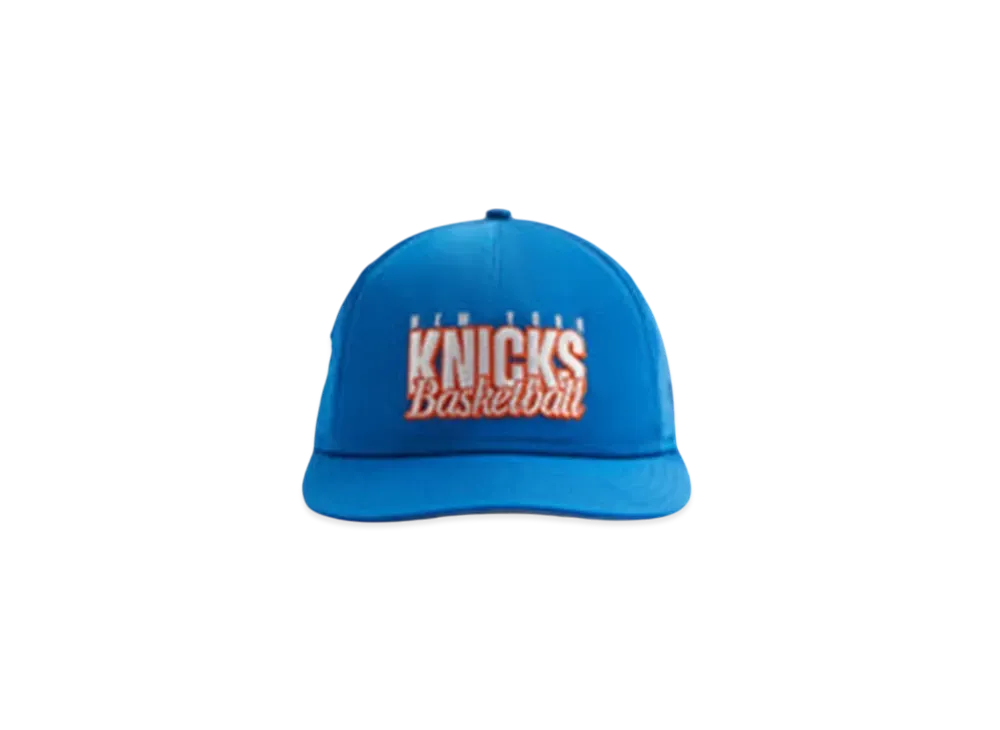 Kith x New Era x New York Knicks Wrinkle Nylon 9FIFTY Snapback "Royal"