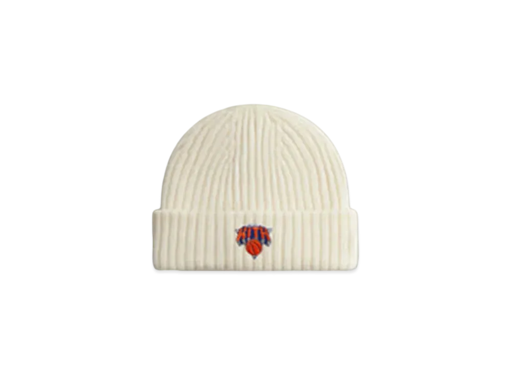 Kith x New York Knicks Logo Beanie "Sandrift"