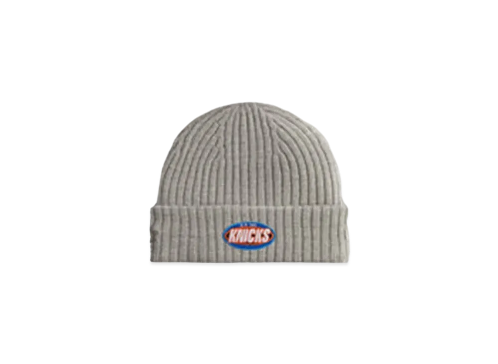Kith x New Era x New York Knicks Logo Beanie "Light Heather Grey"