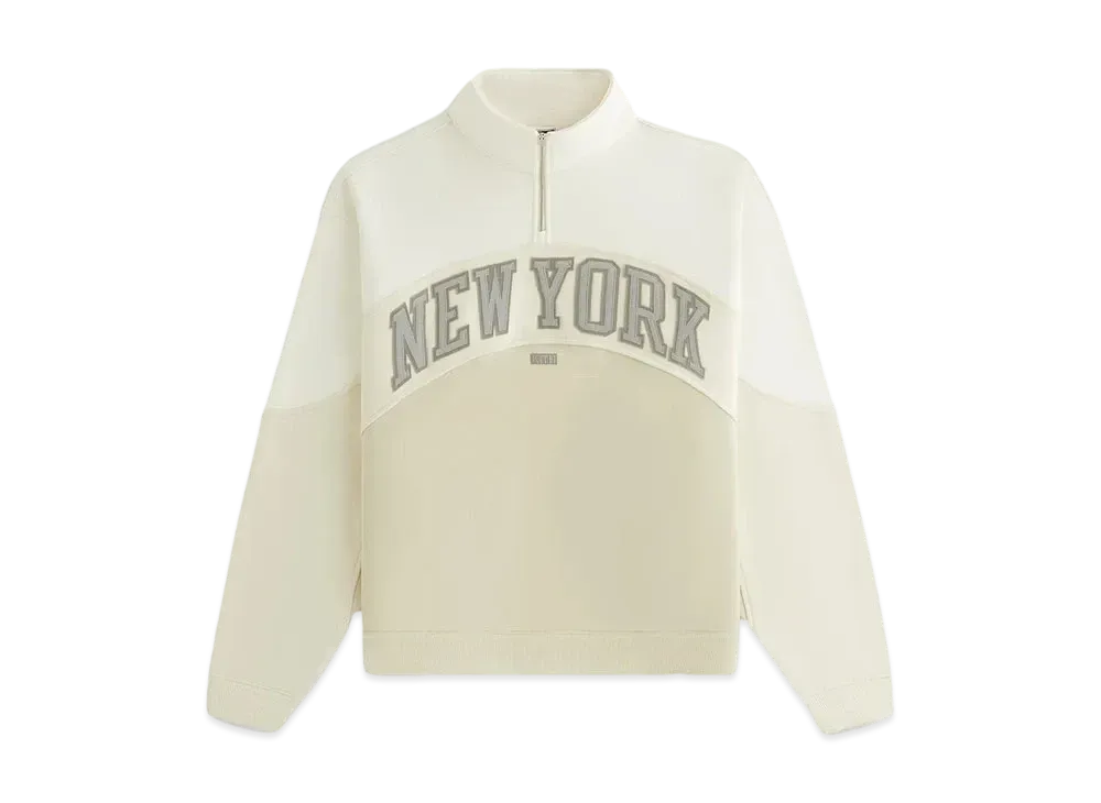Kith Women x New York Knicks Hunter III Panelled Quarter Zip "Sandrift"