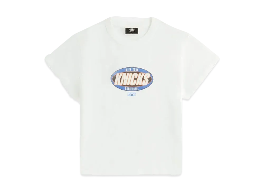 Kith Women x New York Knicks Y2K Vintage Mulberry Tee "White"