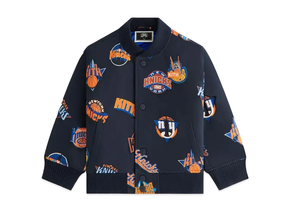 Kith Kids x New York Knicks Printed Bomber Jacket "Nocturnal"