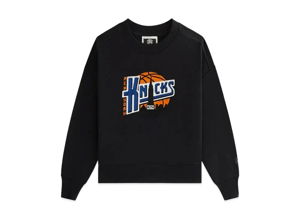 Kith Kids x New York Knicks City Nelson Crewneck "Black"