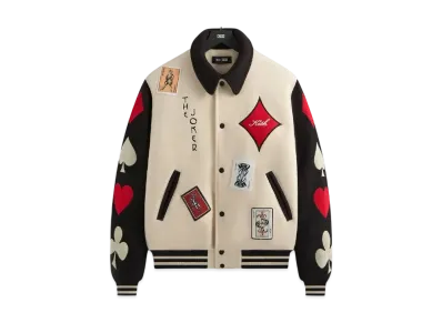 Kith x Batman Joker Wool Coaches Jacket "Sandrift"