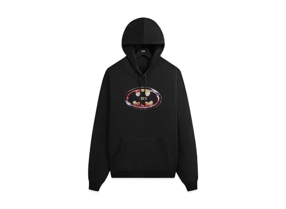 Kith x Batman Logo Vintage Nelson Hoodie "Black"