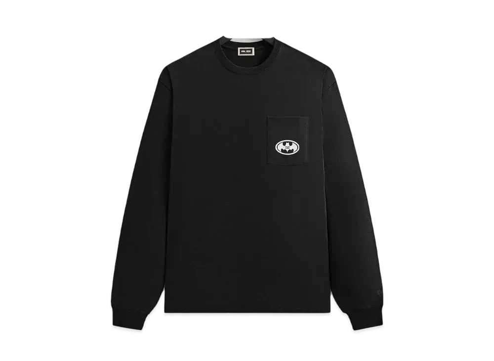 Kith x Batman History Vintage Pocket Long Sleeve Tee "Black"