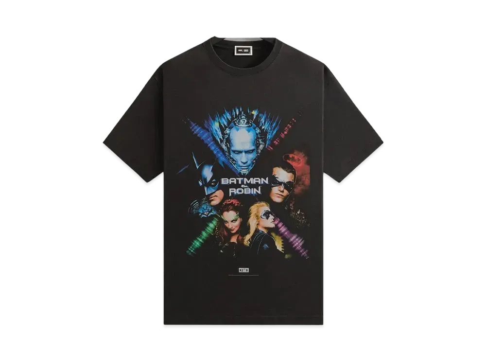 Kith x Batman And Robin Vintage Tee "Black"