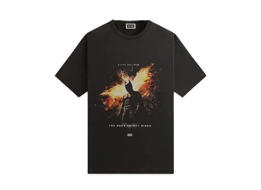 Kith x Batman Dark Knight Rises Vintage Tee "Black"