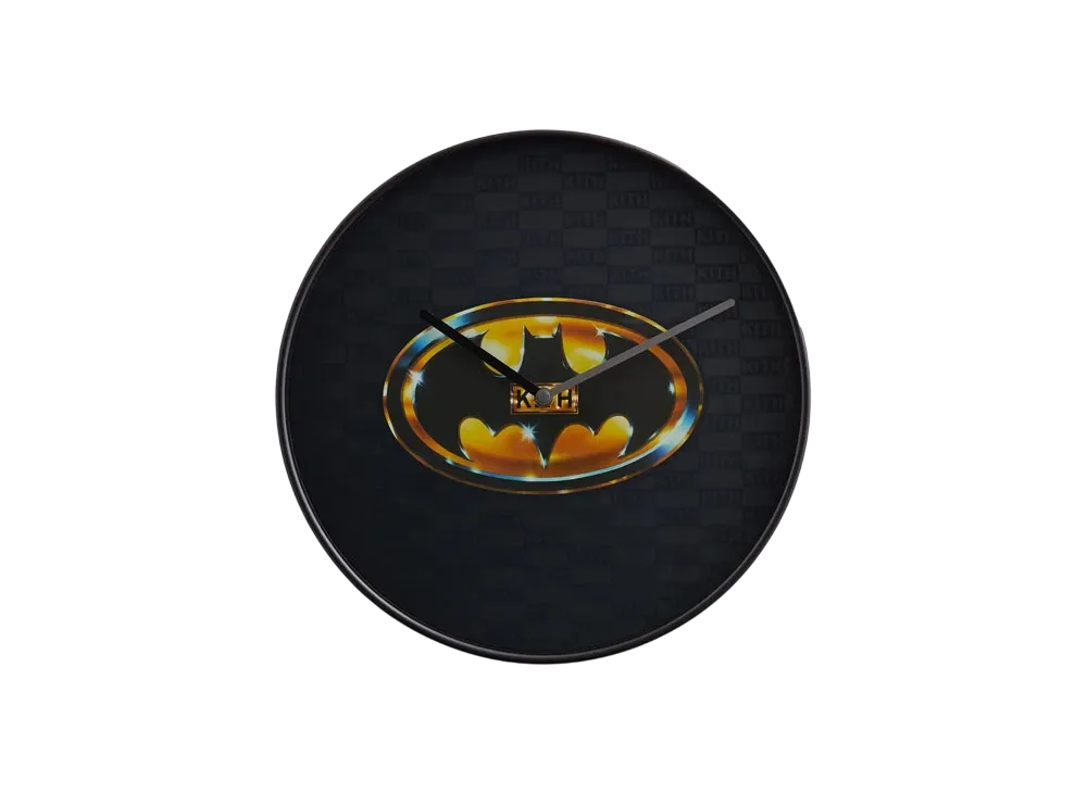 Kith x Batman Logo Wall Clock "Black"