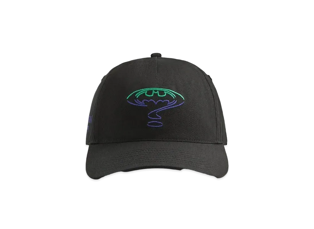 Kith x Batman Riddle Twill Low Pinch Crown Snapback "Black"