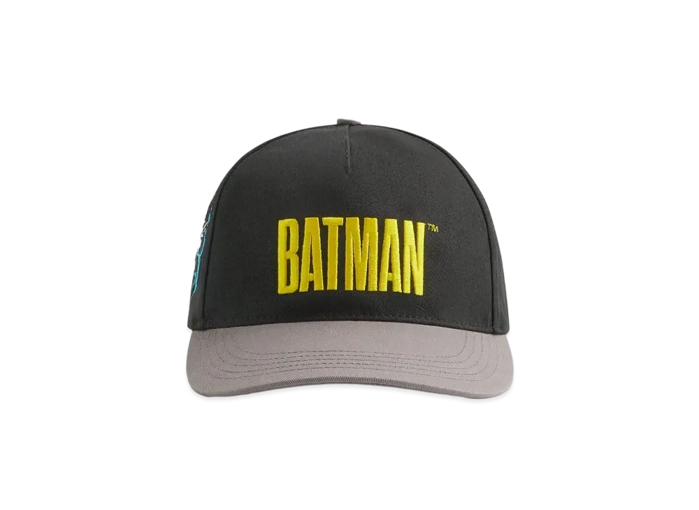 Kith x Batman Twill Two Tone Pinch Crown Snapback "Black"