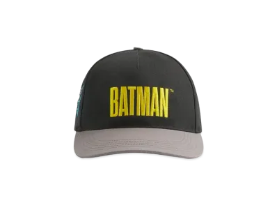 Kith x Batman Twill Two Tone Pinch Crown Snapback "Black"